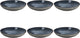 Medard de noblat - Feeling Indigo - tiefer Teller 24,5 cm - 6 Stück - Steingut