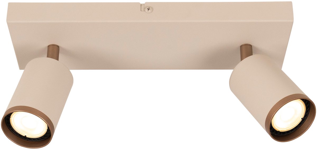 Lucide Regina - Deckenstrahler (Deckenleuchte) - 2xGU10 - Taupe | wesentlich
