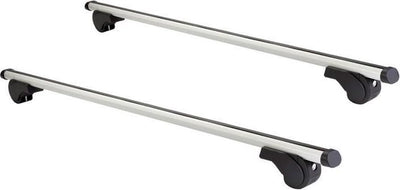 Twinny Load Twinnyload Dachträgerset Aluminium A01 – 100 kg Tragkraft – leichtes Aluminium – für Autos mit Dachreling