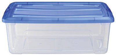 Iris Iris Topbox Storage Box 30L 57.5x39x20.5 cm Blau transparent
