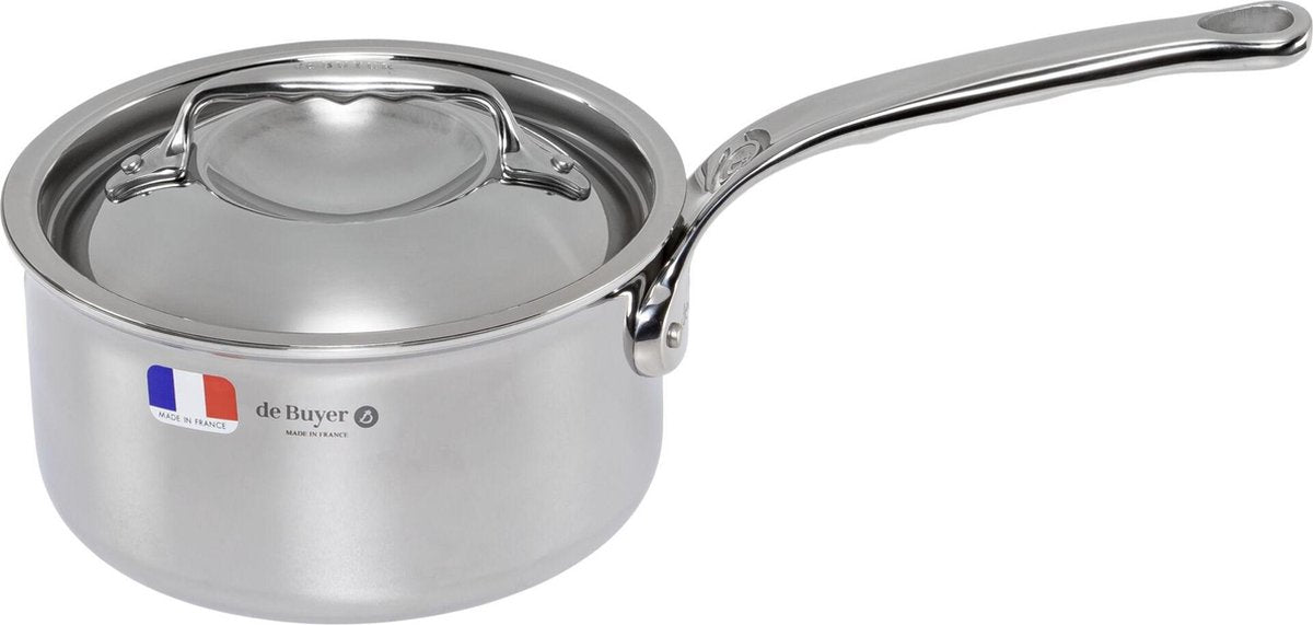 Debuyer de Buyer Affinity Kochtopf mit Deckel – ø 18 cm – Edelstahl