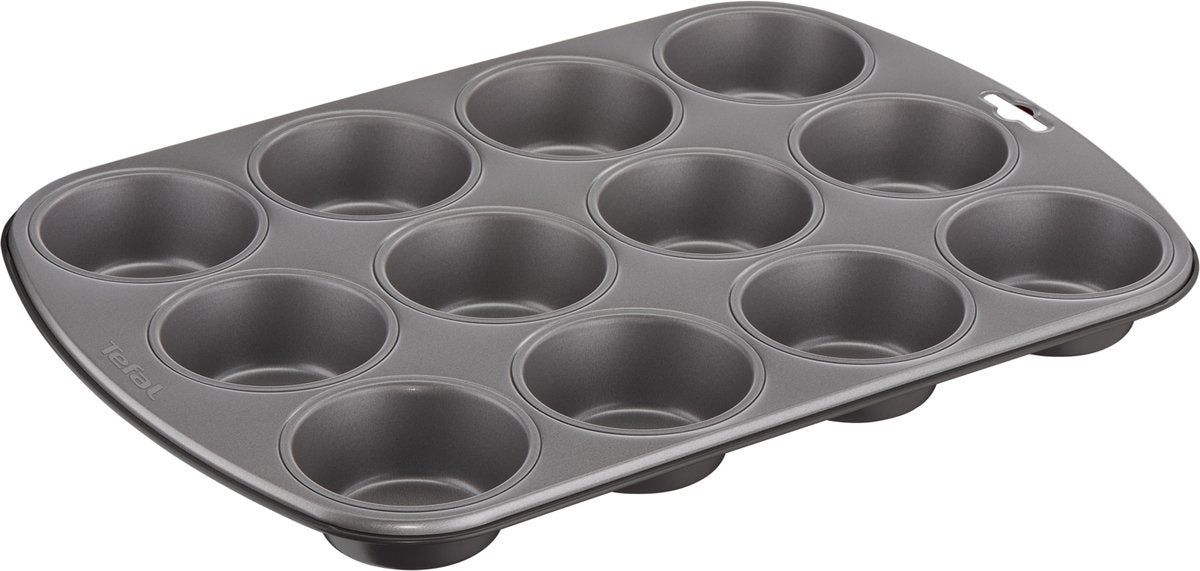 Tefal Delice Muffinform – Backform – 12 Stück – Antihaftbeschichtung – PFAS-frei – für Muffins