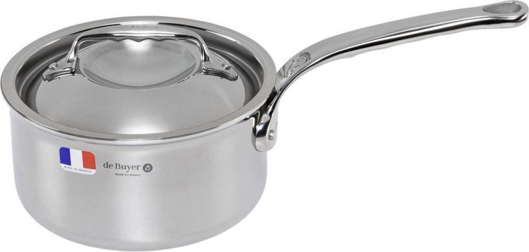 Debuyer de Buyer Affinity Kochtopf mit Deckel – ø 16 cm – Edelstahl