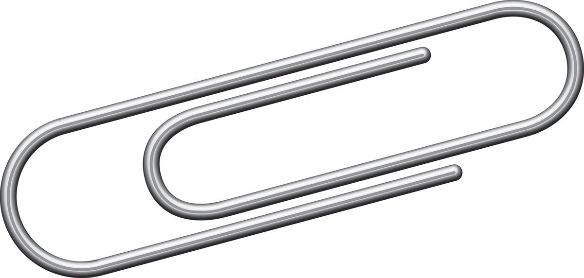 Känguru-Büroklammern – 30 mm – rund – 1000 Stück – verzinkt – k-10030-1000