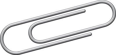 Känguru-Büroklammern – 30 mm – rund – 1000 Stück – verzinkt – k-10030-1000