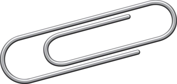 Känguru-Büroklammern – 30 mm – rund – 1000 Stück – verzinkt – k-10030-1000