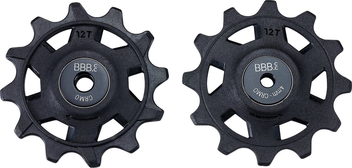 BBB Cycling Umwerferräder SRAM – 12-Gang-Umwerferräder – SRAM 12-Gang-Straße (nicht XPLR) – langlebig – schwarz – 12 Zähne – Rollerboys 12 Zähne SR BDP-10