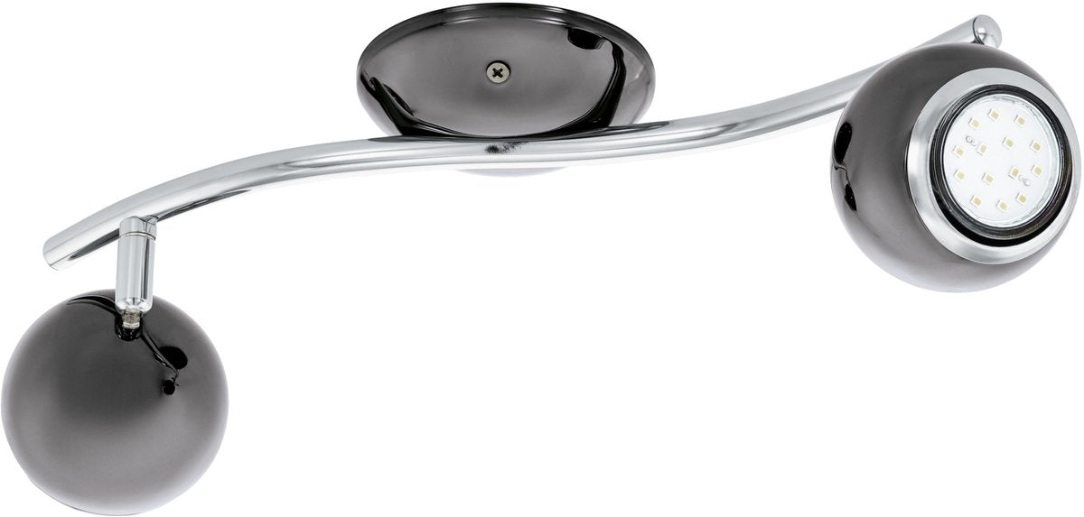 Eglo bimeda - Spot - 2 Lichter - Nickel-Nero, Chrom