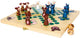 Kleine Fußhölzer Ludo Game Nutztiere