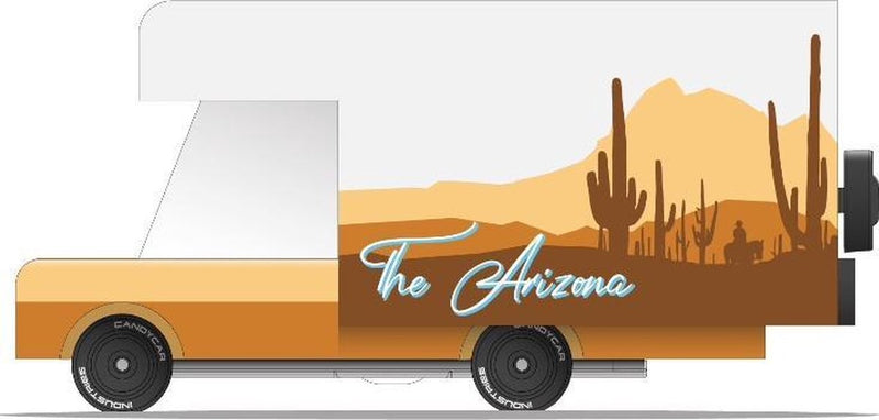 Candylab Toys Candycar World: Arizona RV (azy68) 10,2 x 4,8 x 5,1 cm, Holzdruckguss, in Geschenkbox, 3+