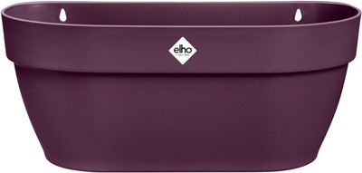 Elho Vibia Campana Wandkorb 35 – Wandblumentopf für den Außenbereich – 100 % recycelter Kunststoff – ø 35,0 x H 14,8 cm – Ahornviolett