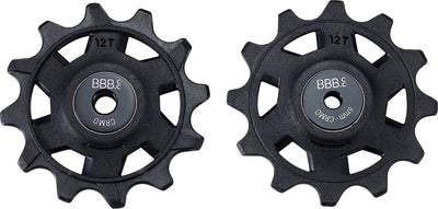 BBB Cycling Rollerboys 12T SR-XPLR – Kettenschaltungsräder – passend für SRAM XPLR 12-Gang – Schwarz – BDP-10X