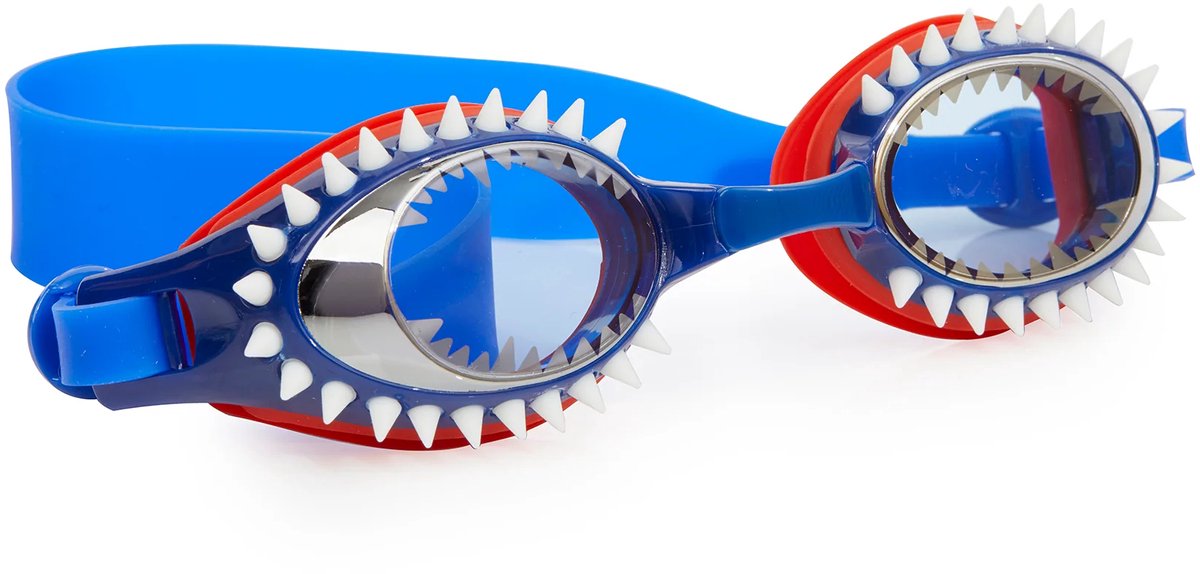 Bling2o Schwimmbrille Kinder – Fish n Chips – Taucherbrille – Antibeschlag – UV-Schutz – Blau