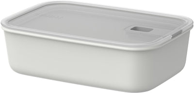 Mepal Easyclip Lebensmittelbehälter – 1,5 l – Lebensmittelbehälter mit Schiebeverschluss – mikrowellengeeignet. Dampfofen. Kühl- und Gefrierschrank – Nordic White