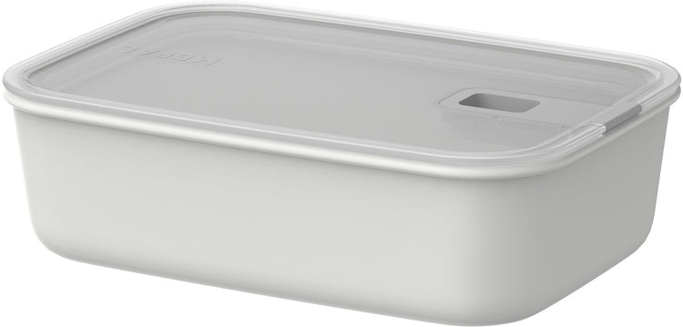 Mepal Easyclip Lebensmittelbehälter – 1,5 l – Lebensmittelbehälter mit Schiebeverschluss – mikrowellengeeignet. Dampfofen. Kühl- und Gefrierschrank – Nordic White