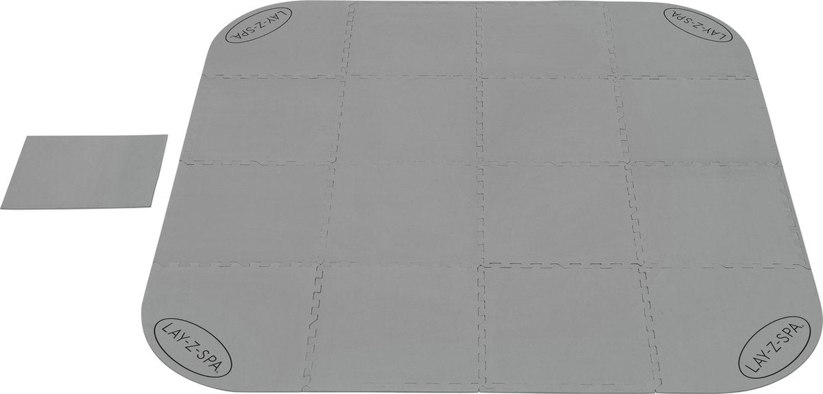 Lay-z spa 60334 Schwimmbad-Bodenschutz, transparent, 196 x 196 cm