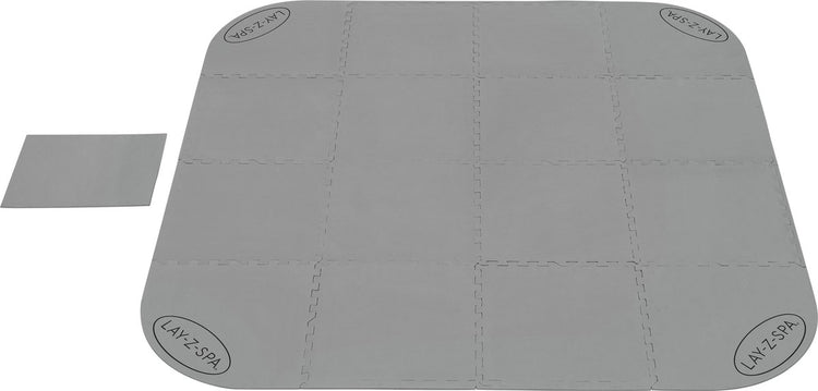 Lay-z spa 60334 Schwimmbad-Bodenschutz, transparent, 196 x 196 cm