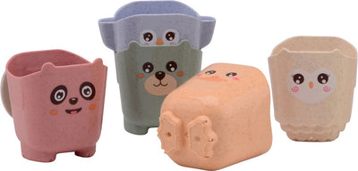 Johntoy Happy World Bio Stapelemmer und Bathbekers