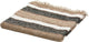 Woood Beek Plaid – Baumwolle – Schwarz Natur – 130 x 170 x 1,5 cm