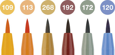 Faber-Castell Zeichenstift – Pitt Artist Pen – 6-teilig – Harvest – FC-167179