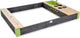 Exit Toys Exit Aksent Holzsandkasten 200x140cm – Outdoor-Sandkasten – Kindersandkasten – FSC-Holz – Garten