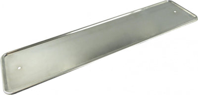 Carpoint Kennzeichenhalter Edelstahl Chrom - Universal - vorgebohrte Löcher - für Standard-Kennzeichen