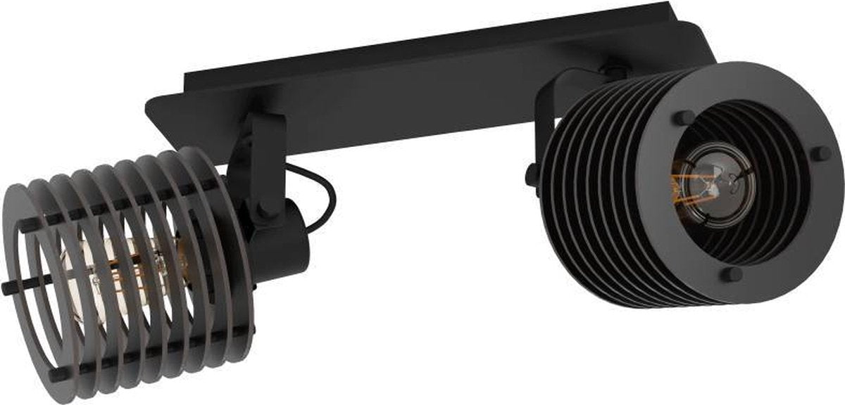 Eglo Segovia Spot – E27 – 33,5 cm – Schwarz – Stahlholz