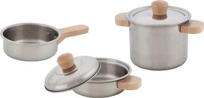 Goki Pannen Kochset Metal, 5dlg.