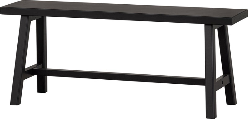 Woood imme Bank – Kiefer – schwarz – 45 x 110 x 35