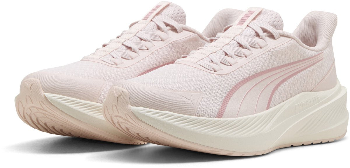 Puma Dasher Lite Sliptech Unisex-Sportschuhe – Jasminblüten-warmes Weiß-rosiger Ausblick