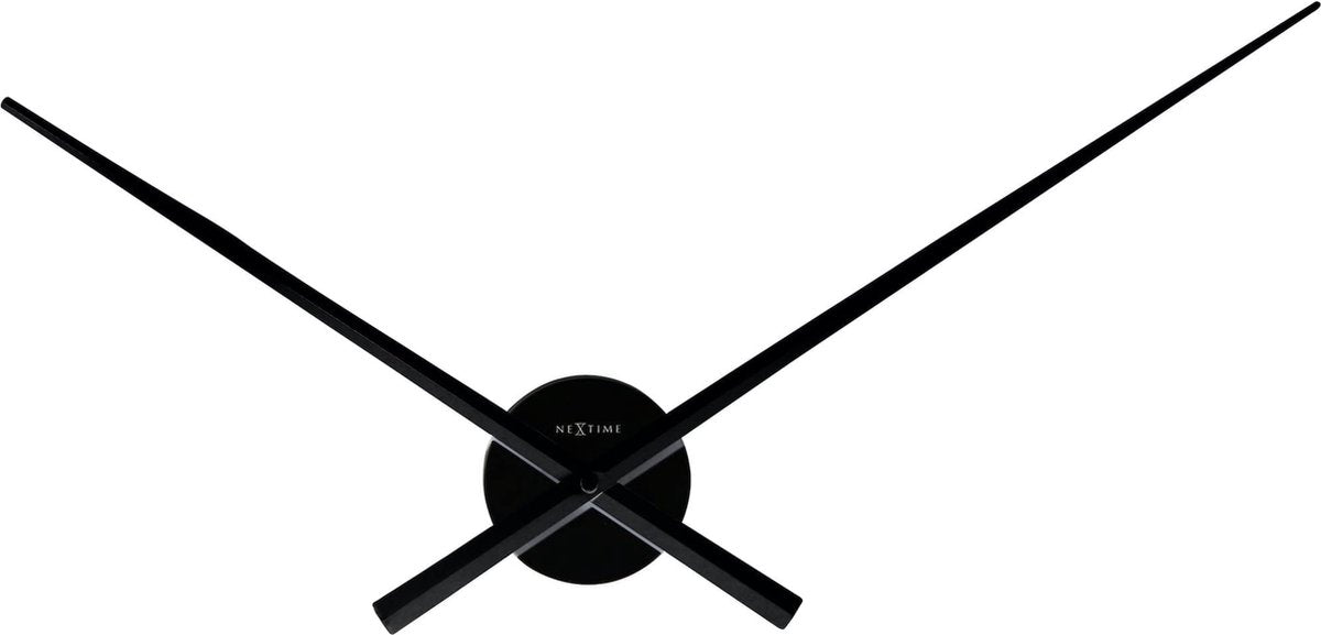 Nächste Zeit NEXTIME NE-3118WW WAL COCK SLIDE. 70 cm, schwarz, "Hände"