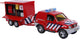 Feuerwehrwagen + Anhänger