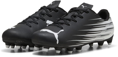 Puma Attacanto II FG AG Jr Unisex-Sportschuhe - Schwarz-Weiß