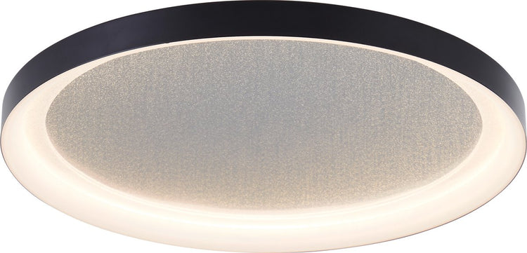 Brilliant quito – Deckenleuchte – LED 30 W – 42 cm – schwarzes Design – Glitzereffekt – 3-Stufen-Dimmung
