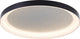 Brilliant quito – Deckenleuchte – LED 30 W – 42 cm – schwarzes Design – Glitzereffekt – 3-Stufen-Dimmung