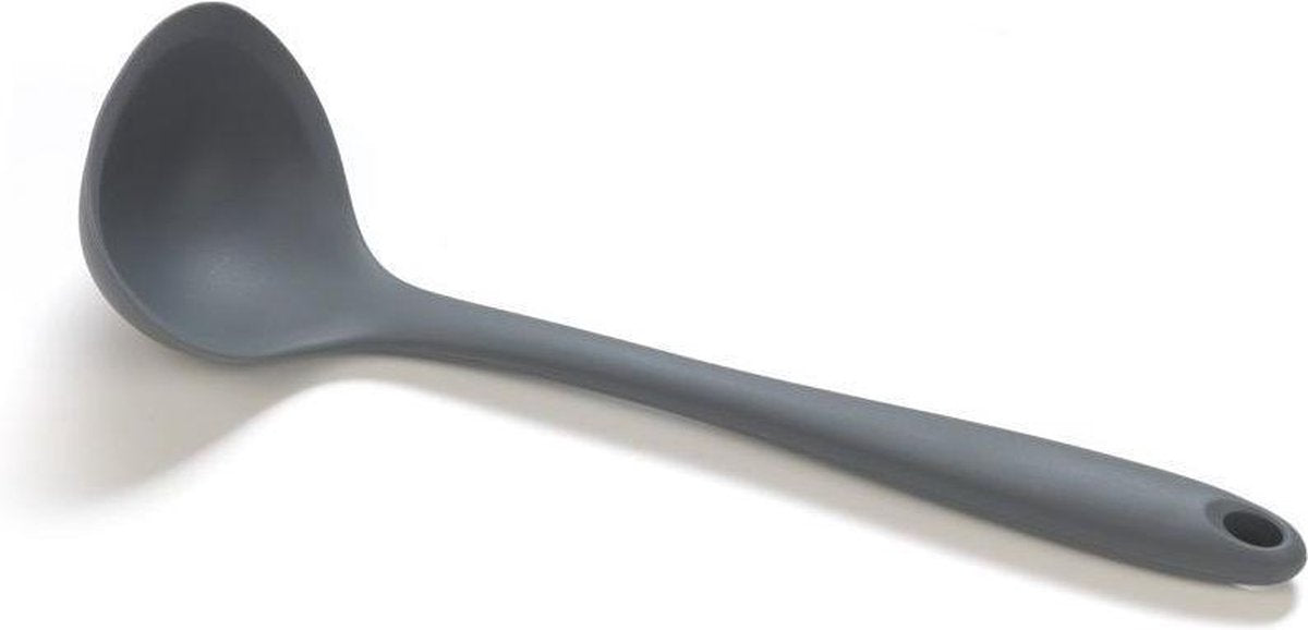 Grundlegender kulinarischer Suppenlöffel - Silikon - 30 cm grau
