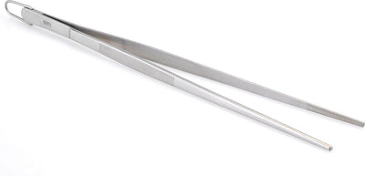 Gefu Küchenpinzette 30 cm – Edelstahl – zum Kochen, Grillen und Präzisionsarbeiten