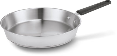 Brabantia Genuss-Bratpfanne – ø 24 cm – Bratpfanne aus Edelstahl – 100 % PFAS-frei – für Induktion geeignet – Edelstahlpfanne