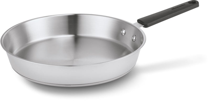 Brabantia Genuss-Bratpfanne – ø 24 cm – Bratpfanne aus Edelstahl – 100 % PFAS-frei – für Induktion geeignet – Edelstahlpfanne