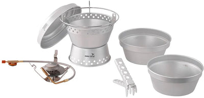 Easy Camp Storm Cooker Herdset, leichter Campingkocher und Pfannenset