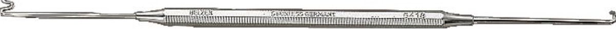 Bahco 5418 doppelseitige Draht- und Karabinerhaken, Edelstahl 165 mm