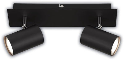 B.k.licht briloner isil – Aufbaustrahler – Deckenstrahler inkl. Suchen Sie eine Lichtquelle* – schwenkbare Strahler – schwarz – 29 cm