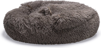 Beeztees Yala - Hundebett - Plüsch - Braun - Durchm. 70 cm