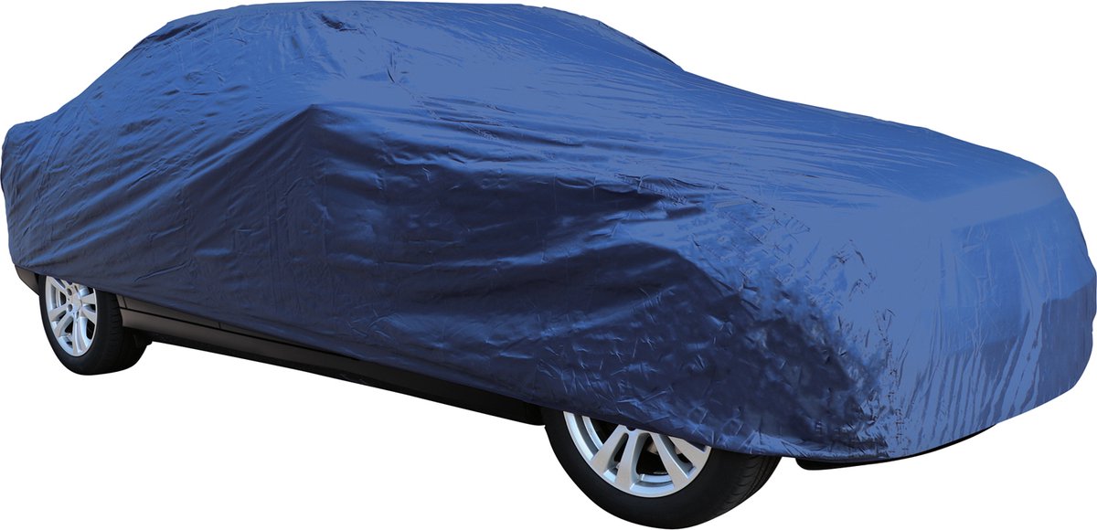 Carpoint-Autoabdeckung – Polyester – hervorragender Schutz – gegen (extreme) Wetterbedingungen – Schutz vor UV-Strahlung, Regen, Schnee, Sandstaub – Größe extra groß – Maße 490 x 178 x 122 cm