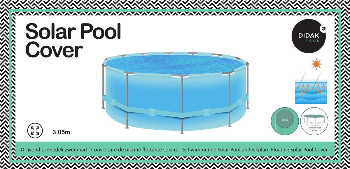 Didak Pool-Solarabdeckung rund – 3,05 m