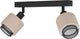 Eglo Rosley Spot – E14 – 31 cm – Schwarz Beige – Textil