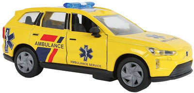 Kinderglobus-Krankenwagen Volvo EX90 nl aus Druckguss mit Licht und Ton