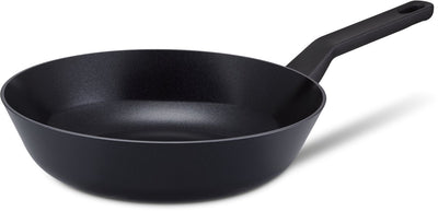 Brabantia Onyx R NS Wokpfanne ø 28 cm – 100 % PFAS-frei – induktionsgeeignet – hitzebeständiger ergonomischer Griff – Keramik-Antihaftbeschichtung – Schwarz