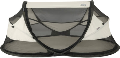 Deryan Baby-Luxus-Campingbett – inklusive selbstaufblasender Matratze – Creme