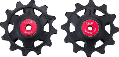 BBB Cycling Keramik-Umwerferräder SRAM – 12-Gang-Umwerferräder – langlebig – schwarz – 12 Zähne – Rollerboys Keramik 12 Zähne SR BDP-20